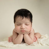 Knitted Stretch Wrap | Milky White