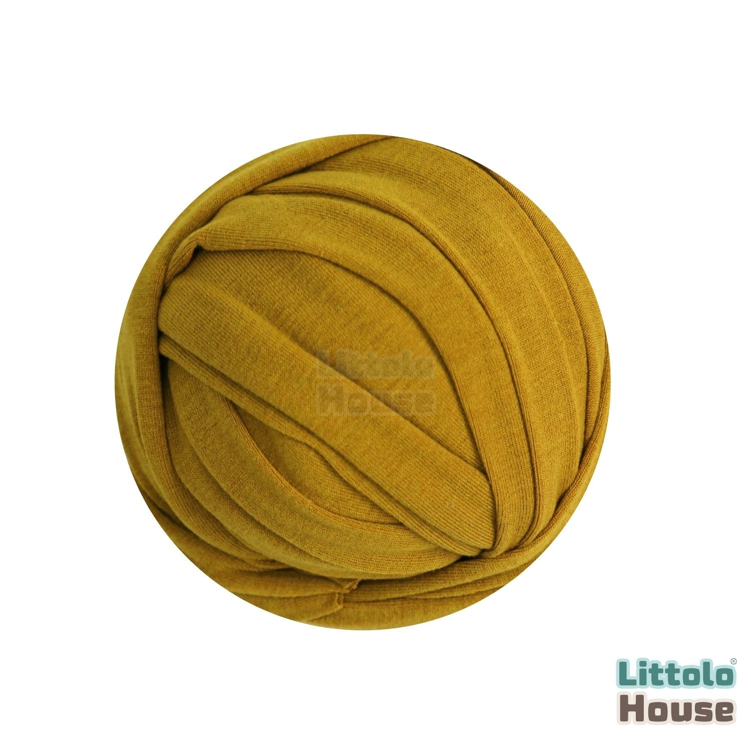 Neutral Jersey Base Full Stretch Wrap | Mustard