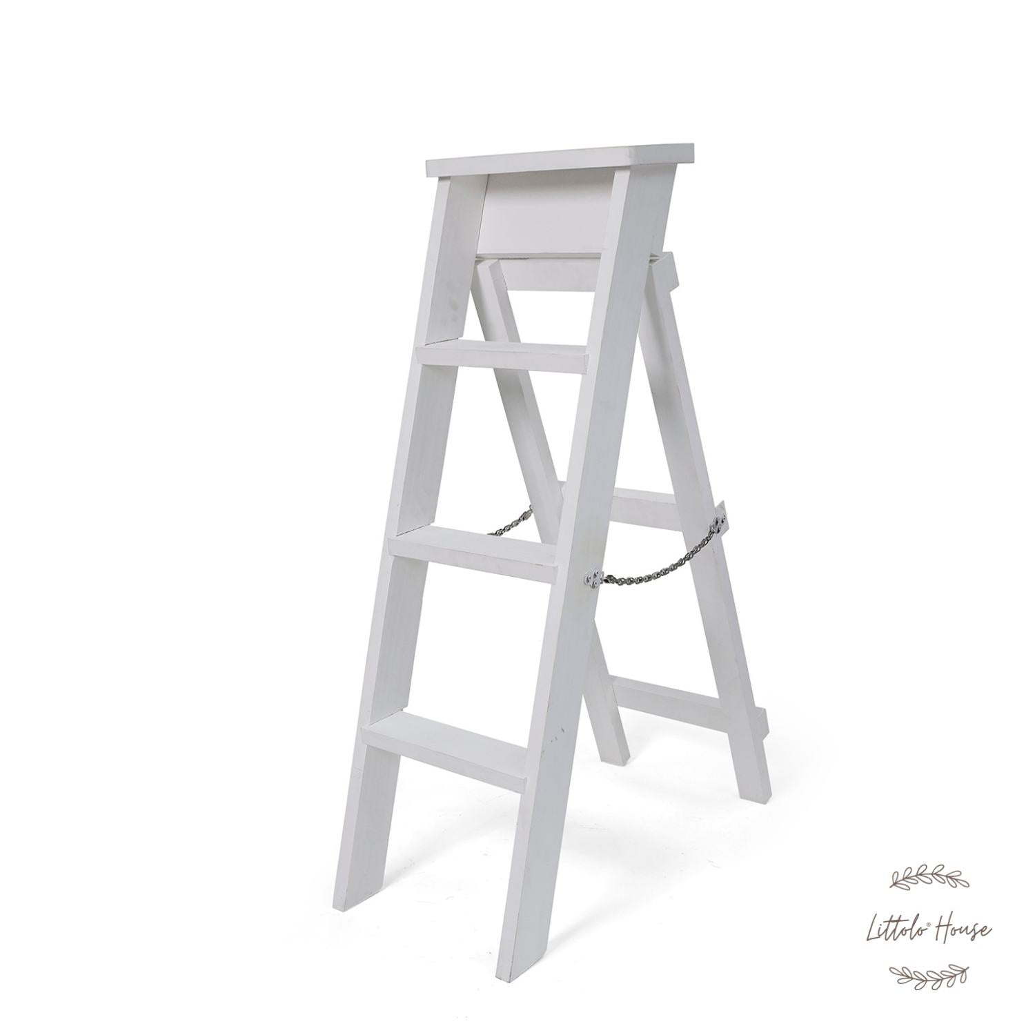 Ladder BIG | Wooden Decorative | White
