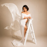Ladder BIG | Wooden Decorative | White