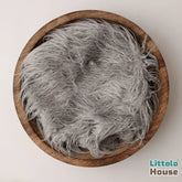 Faux Fur Fabric Layer L055 | Light Grey