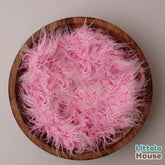 Faux Fur Fabric Layer L055 | Baby Pink