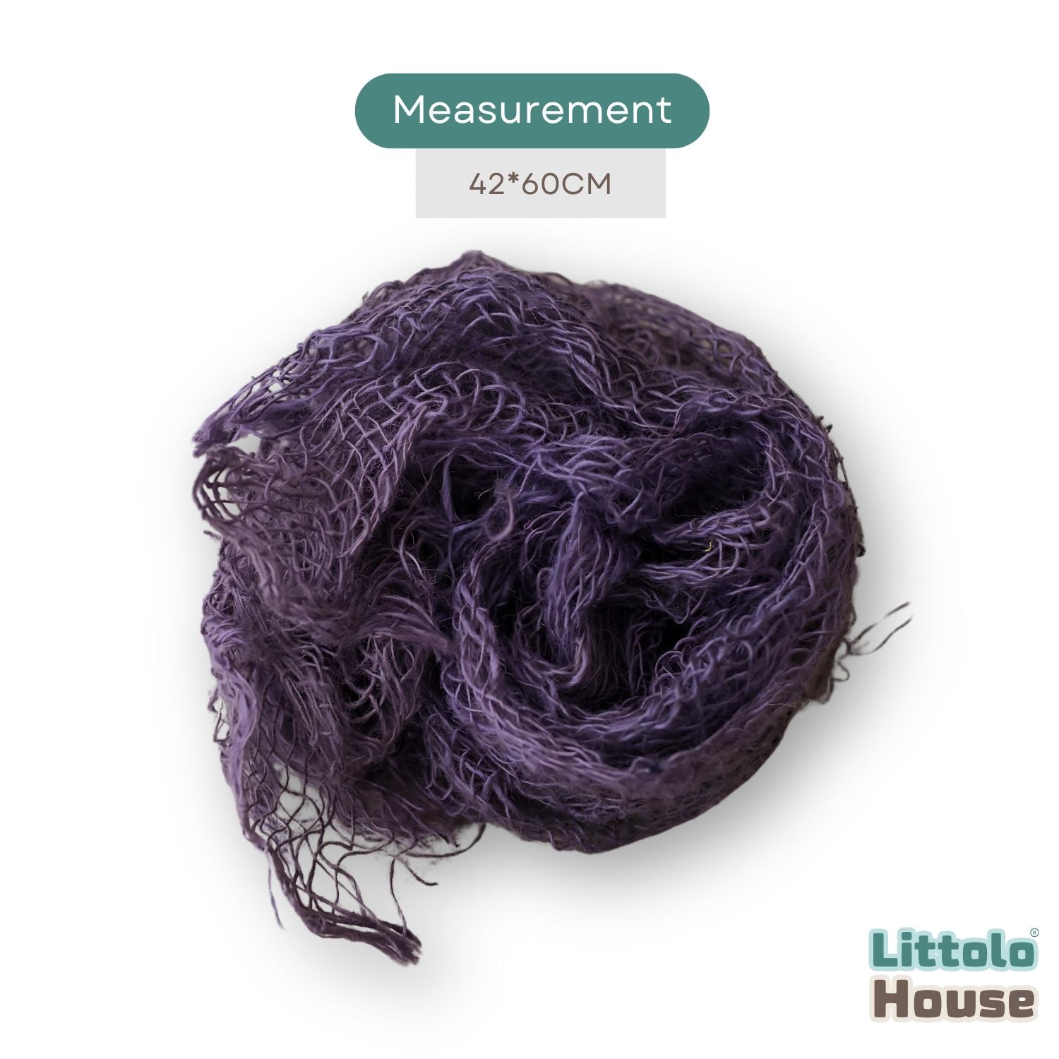 Chunky Burlap Layer | Grape