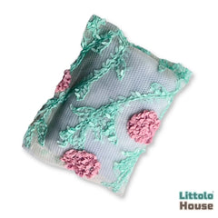 Attached Flower Net Pillow P16 Pack of 1 | NB | Off White