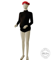 Full Sleeves Body Suit M021 Maternity Bodysuit | Black