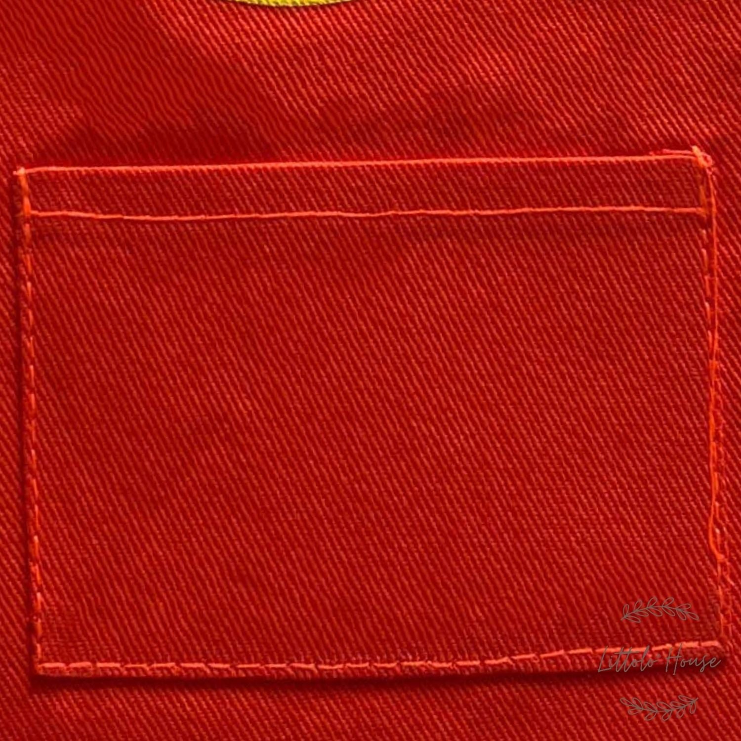 Baby Macdonalds Apron | Medium A029 | NB | Orange