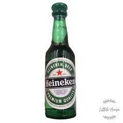 Fake Mini Beer Bottle Miniature D077 | Pack of 1 | Heineken Green