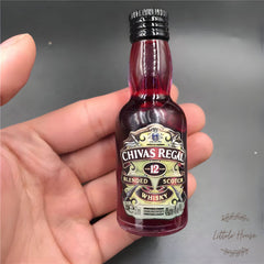 Fake Mini Drink Bottle Miniature D075 | Pack of 1 | Chivas Regal Brown