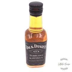 Fake Mini Drink Bottle Miniature D076 | Pack of 1 | Jack Daniel's Yellow
