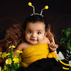 Mohair Wool Knit Wrap | Yellow