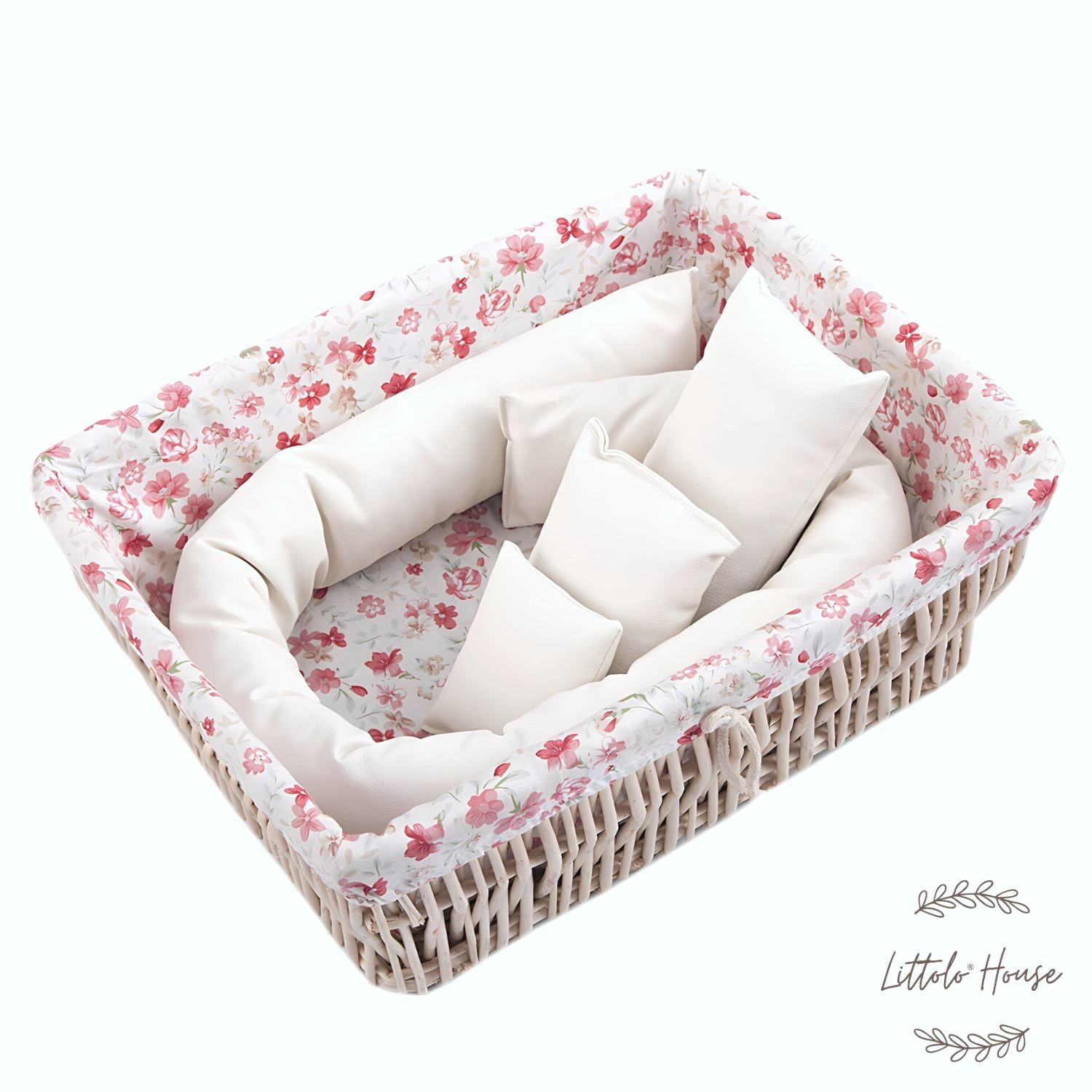 Multifunctional Basket Posing Aid P11 Set of 4 | NB | Rice White