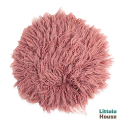 Natural Wool Flokati 3000 GSM Fur | 30 CMS | Brandy Rose