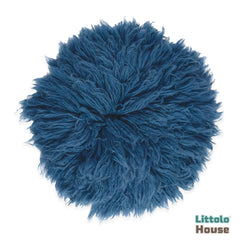 Natural Wool Flokati 3000 GSM Fur | 30 CMS | Electric Blue