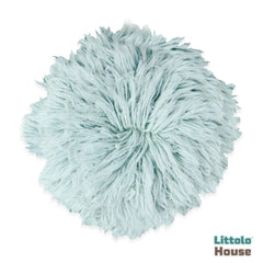Natural Wool Flokati 3000 GSM Fur | 35 CMS | Ice Blue