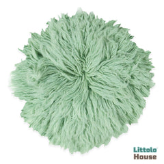 Natural Wool Flokati 3000 GSM Fur | 30 CMS | Mint