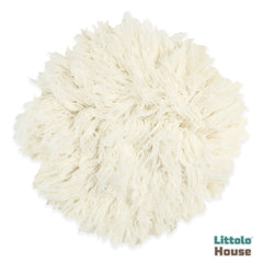 Natural Wool Flokati 3000 GSM Fur | 30 CMS | Natural White