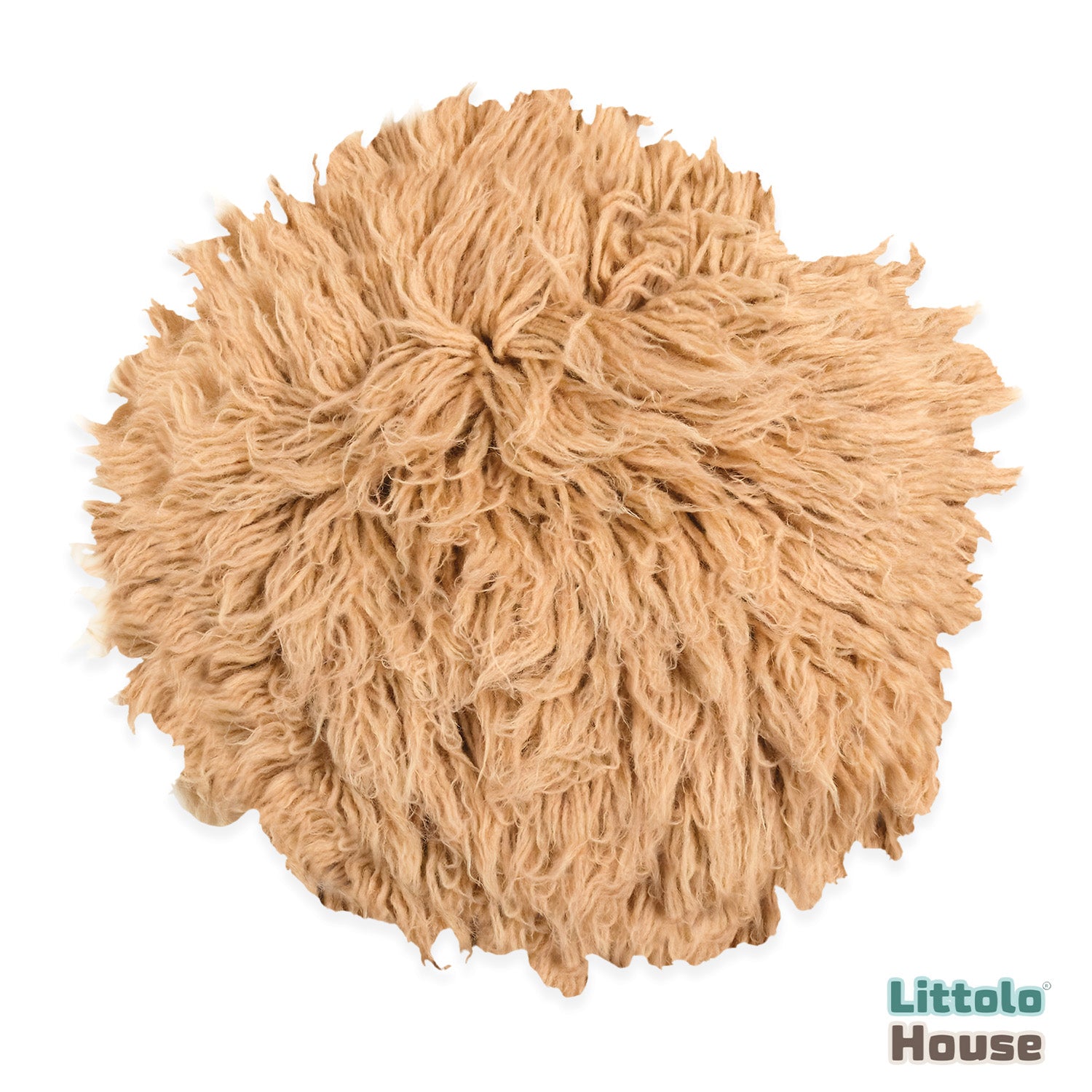 Natural Wool Flokati 3000 GSM Fur | 30 CMS | Wheat