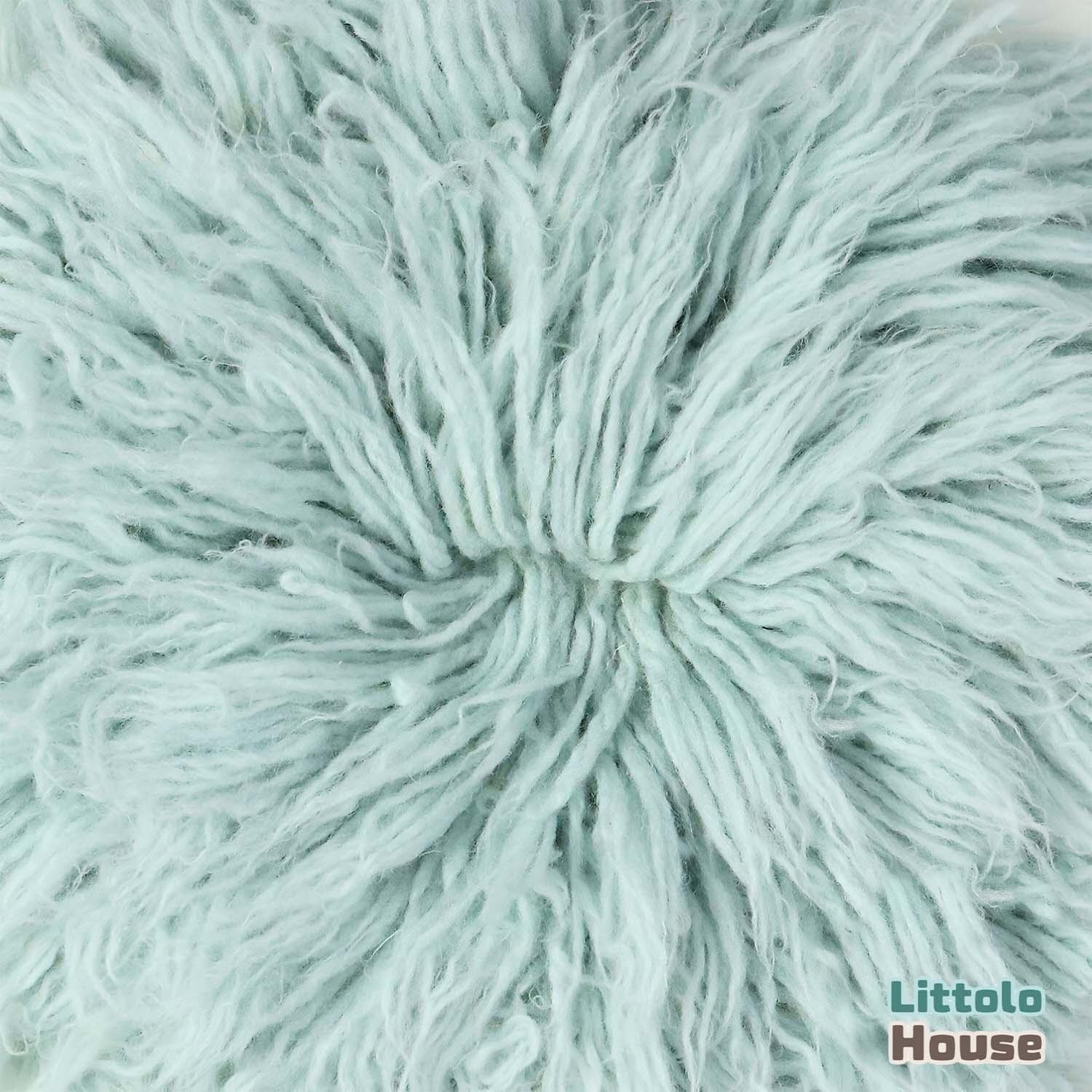 Natural Wool Flokati 3000 GSM Rugs Fur | 3x5 Feet | Ice Blue