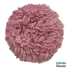 Natural Wool Flokati Fur | 35 CMS | Blush Pink