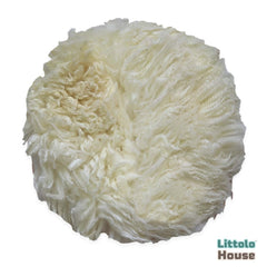 Natural Wool Flokati Fur | 35 CMS | Off White