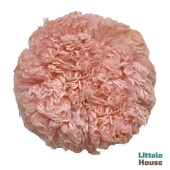 Natural Wool Flokati Fur | 35 CMS | Peach
