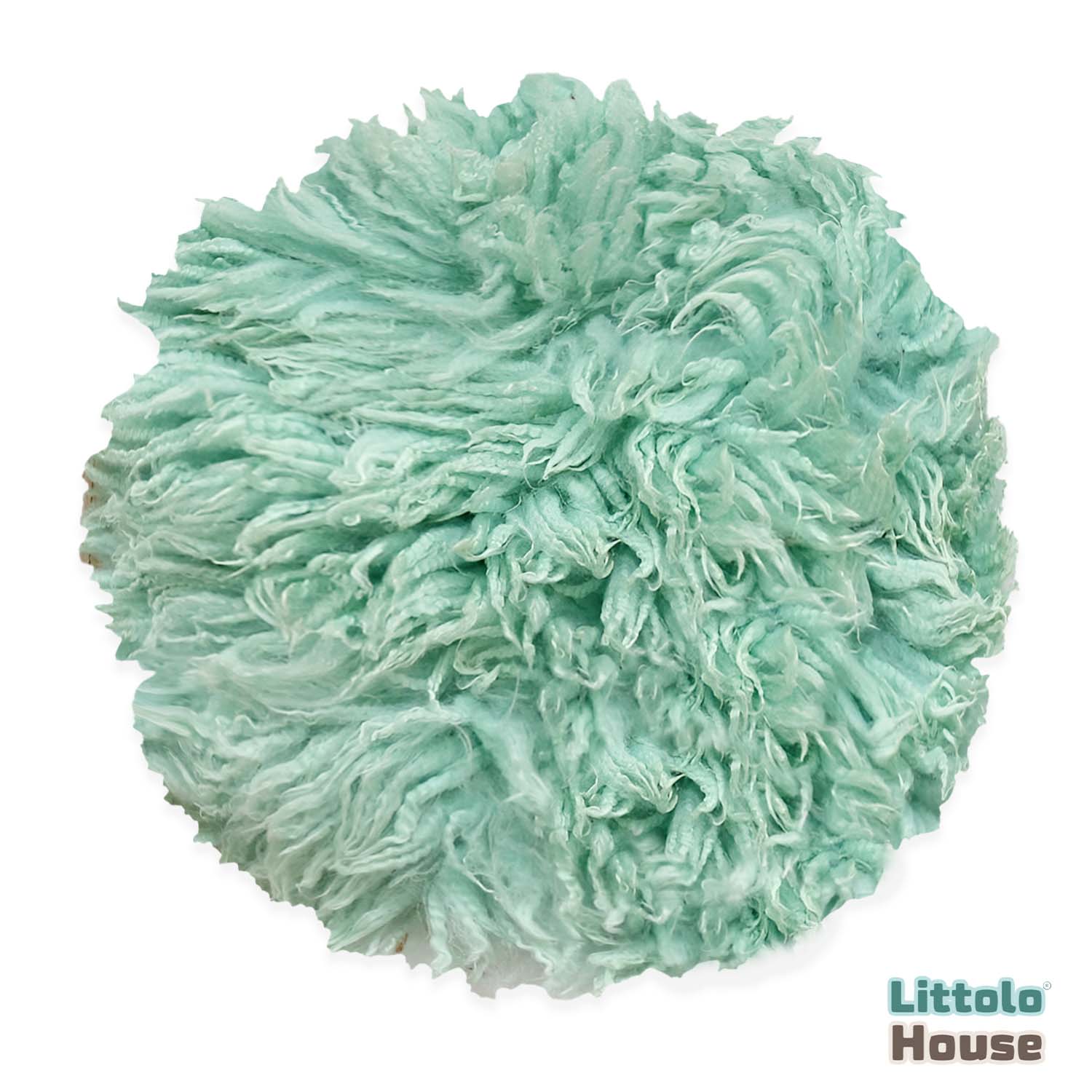 Natural Wool Flokati Fur | 35 CMS | Sage Green