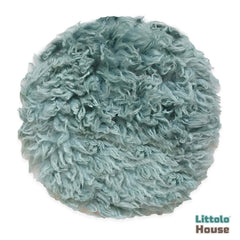 Natural Wool Flokati Fur | 35 CMS | Tiffany Blue