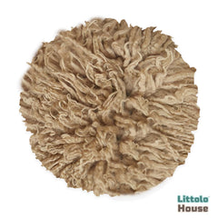Natural Wool Flokati Fur | 35 CMS | Wheat