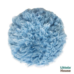 Natural Wool Flokati Fur | 35 CMS | Baby Blue