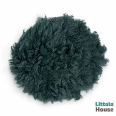 Natural Wool Flokati Fur | 35 CMS | Tiffany Blue