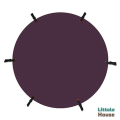 Neutral Jersey Velvet Stretch Layer L034 | Grape