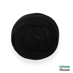 Neutral Jersey Velvet Stretch Wrap | Black