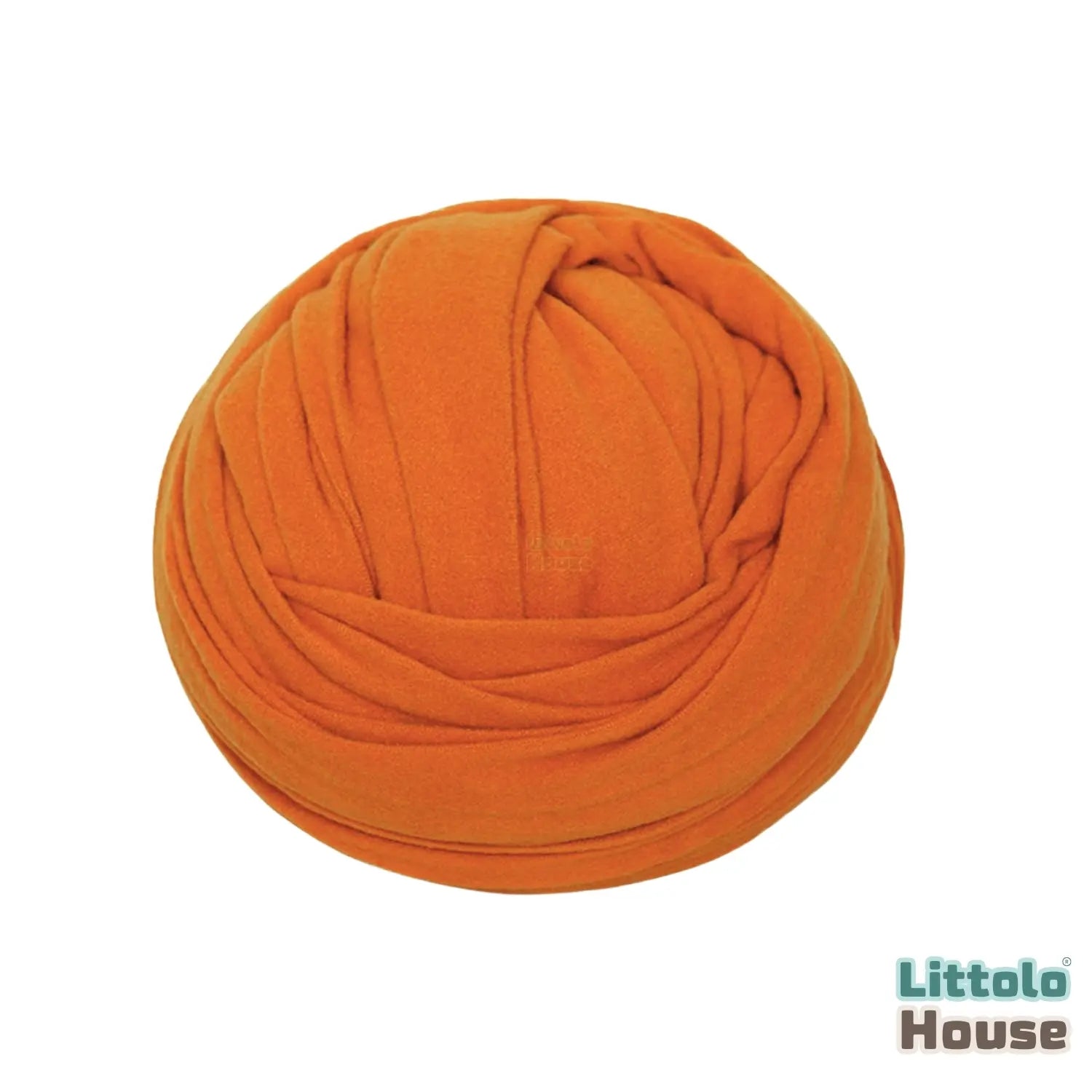 Neutral Jersey Velvet Stretch Wrap | Burnt Orange