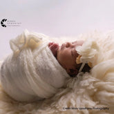 Natural Wool Flokati Fur | 60 CMS | Off White