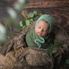 Non Stretchy Cotton Textured Wrap | Coffee