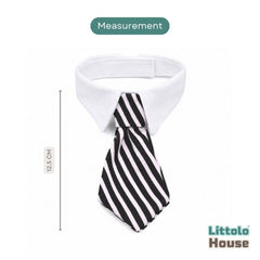 Baby Tie Collar Outfit O083 | NB | Black White