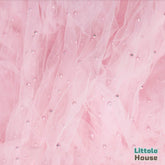 Pearl Bead Net Wrap | Pink