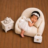 Pearl Mini Sling Bag | White