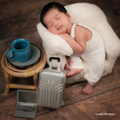 Baby Suitcase | Silver