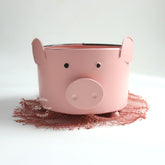 Piggy Basket | Iron Artware | Pink