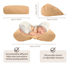 Posing Aid Butterfly Style P15 Set of 2 | NB | Light Brown