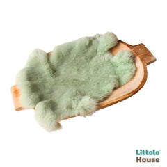 Rabbit Fur Layer | Sage Green
