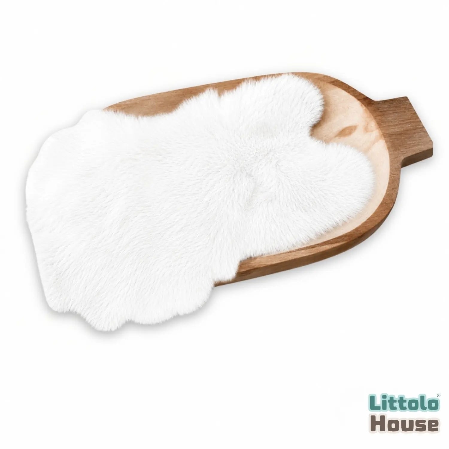 Rabbit Fur Layer | White