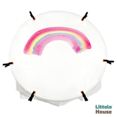 Jersey Two Way Stretch Printed Rainbow Layer | Rainbow