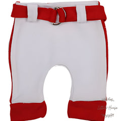Baby Boy Red Sports Outfit with Cap O118 | NB | Red White