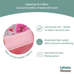 Retro Embroidery Dual-Use Wrap cum Layer | Light Pink
