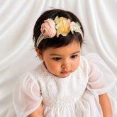 Rose Flowers MH002 Maternity Hairbands | Cream Peach