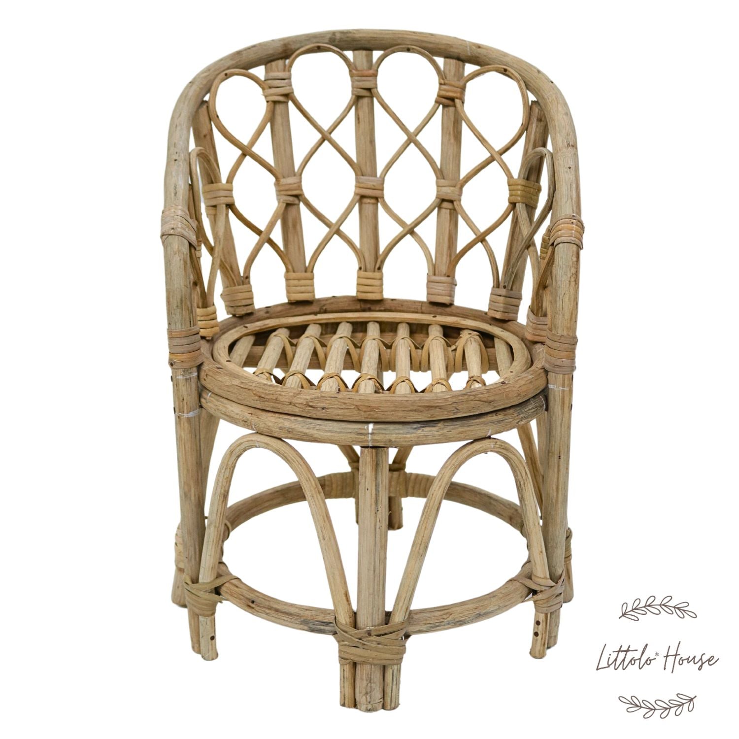 Rustic Cane Chair | Natural Finish