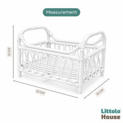 Rustic Cane Bed | Cane | White