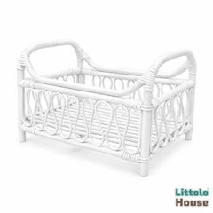 Rustic Cane Bed | Cane | White